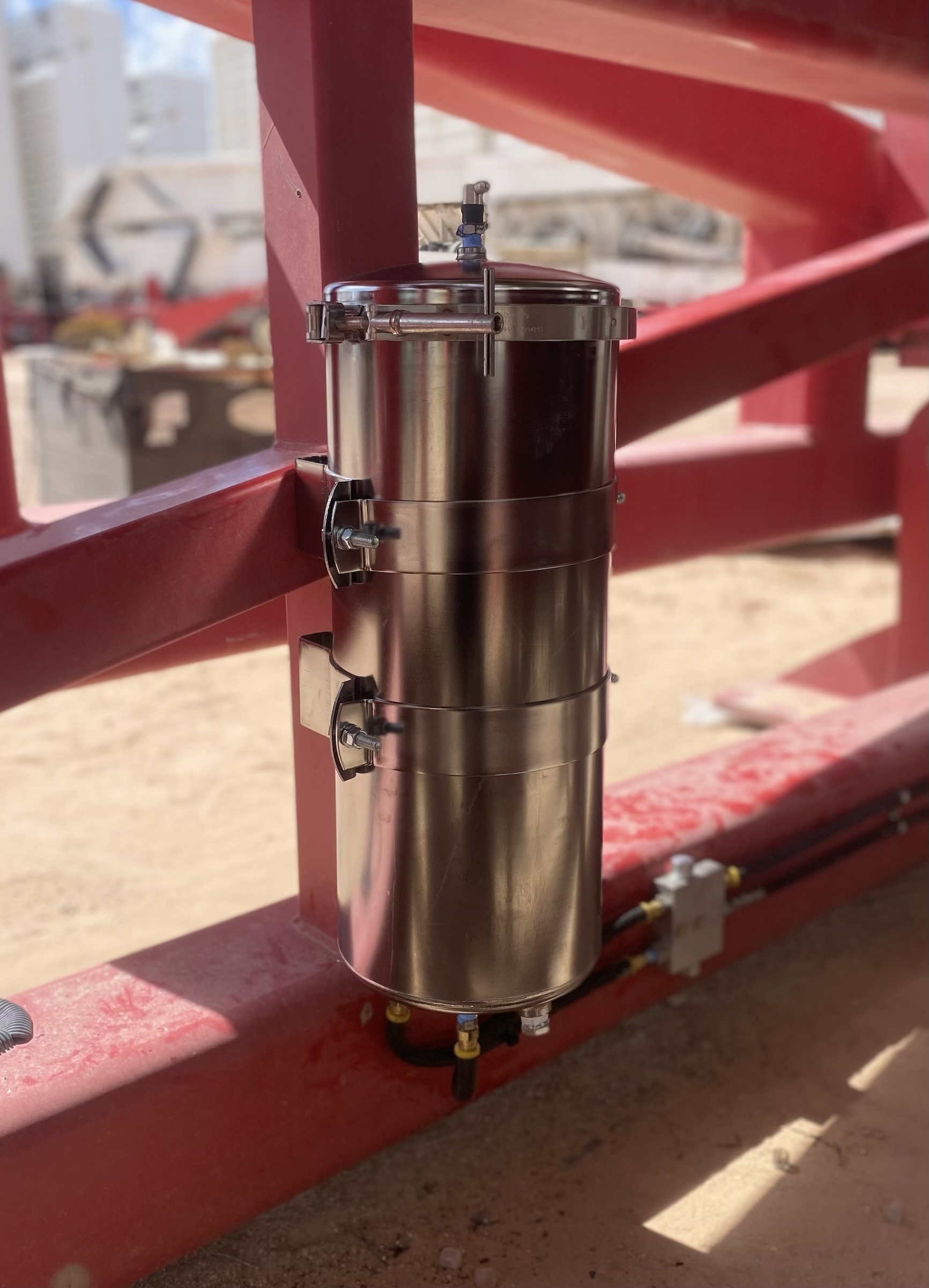Sand unit hydraulic filtration
